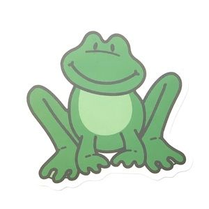 Frog Vinyl Sticker